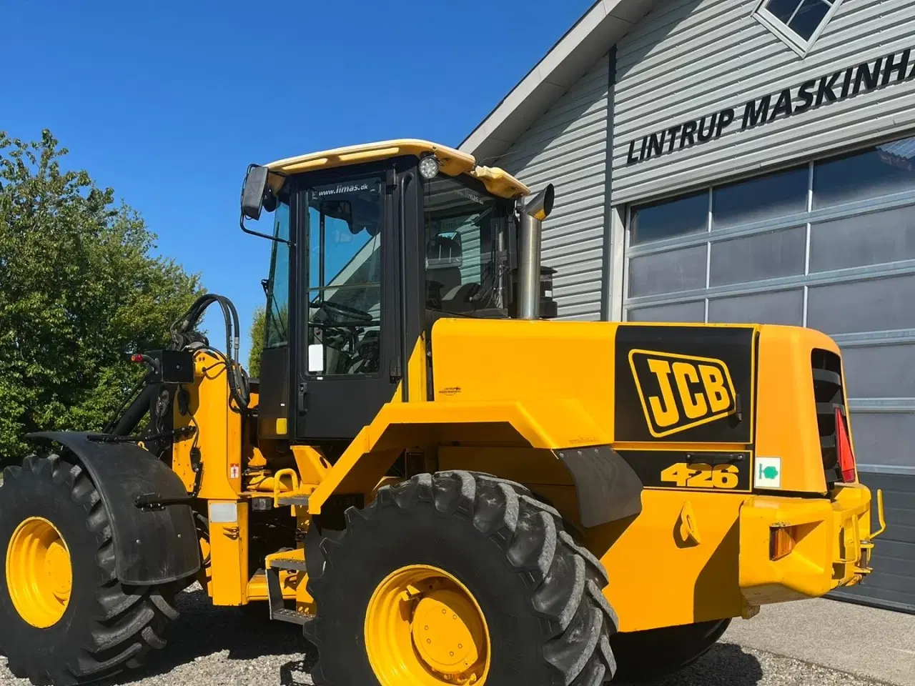 Billede 11 - JCB 426 med traktor dækmontering og hurtigskifte samt centralsmørring