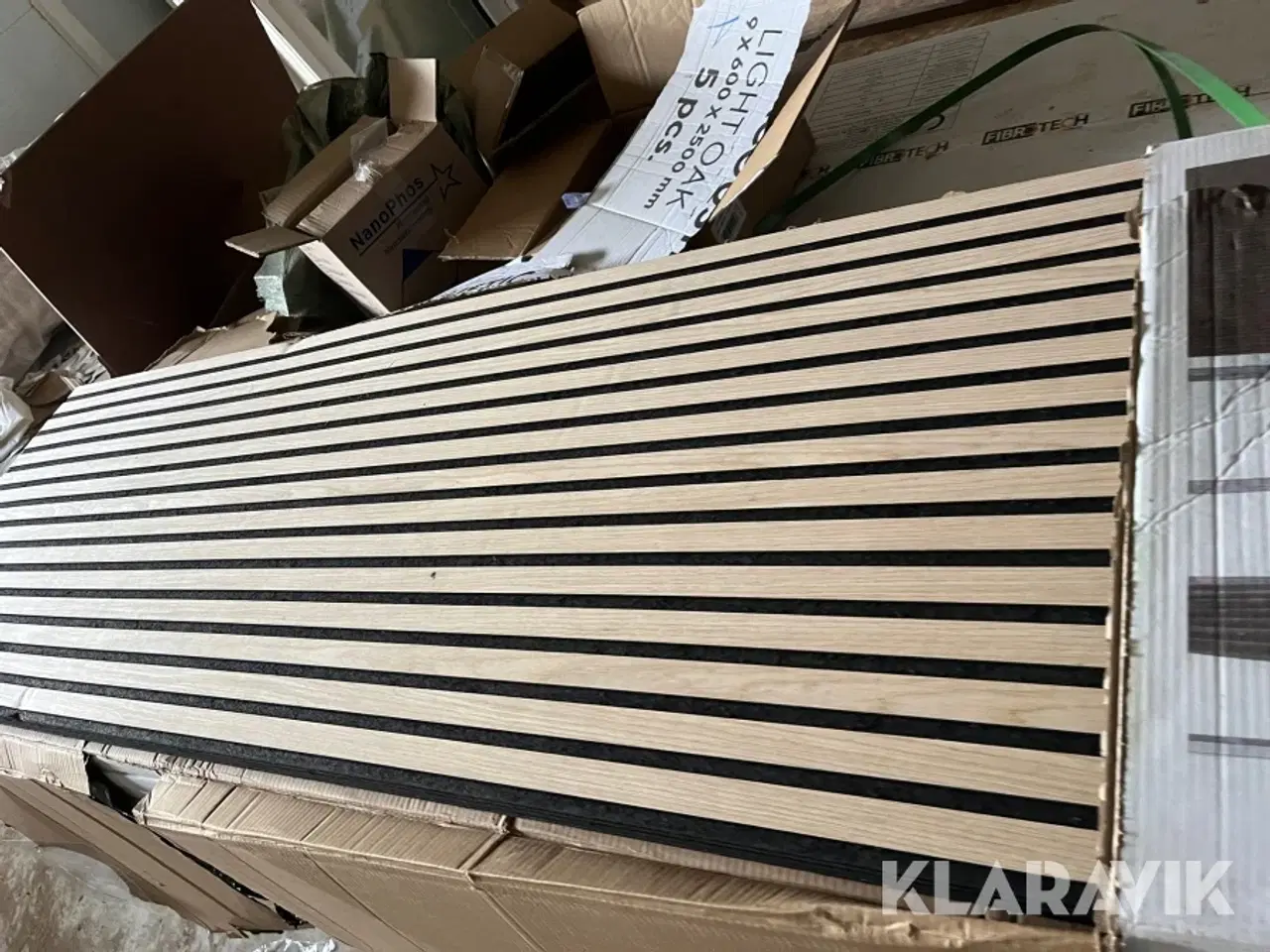 Billede 2 - Akustikpaneler Fibrotech Light Oak 40 stk