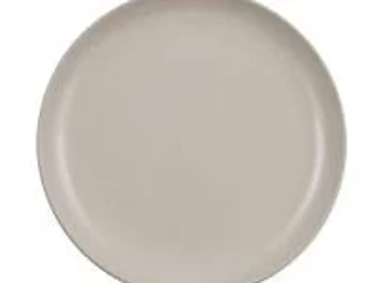 Billede 1 - 12 stk. Tallerken stentøj råhvid 220 mm Rustik