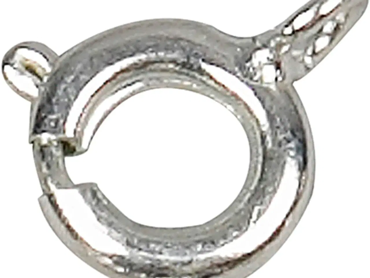 Billede 1 - Fjederlås, diam. 7 mm, sølv, 100stk./ 1 pk.