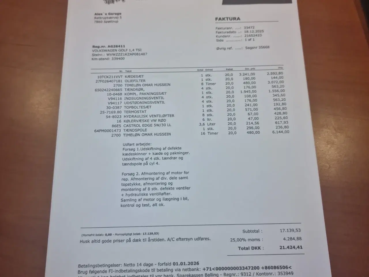 Billede 8 - VW Golf Plus 1,4 TSi 160 Highline