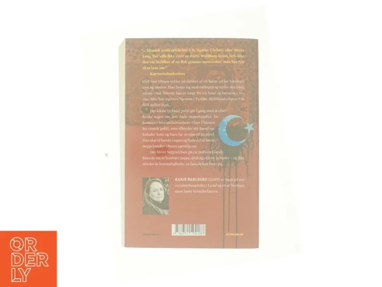 Billede 3 - Tæppehandlerens død : kriminalroman af Karin Wahlberg (Bog)