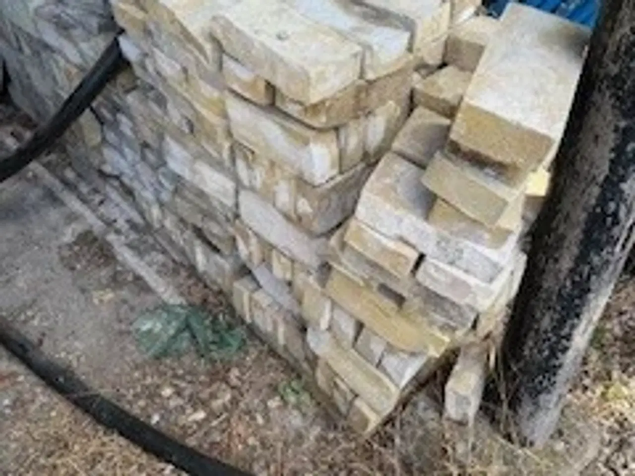 Billede 1 - Gule håndrensede mursten 