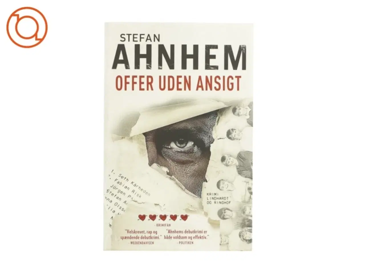 Billede 1 - Offor uden ansigt af Stefan Ahnhem (bog)