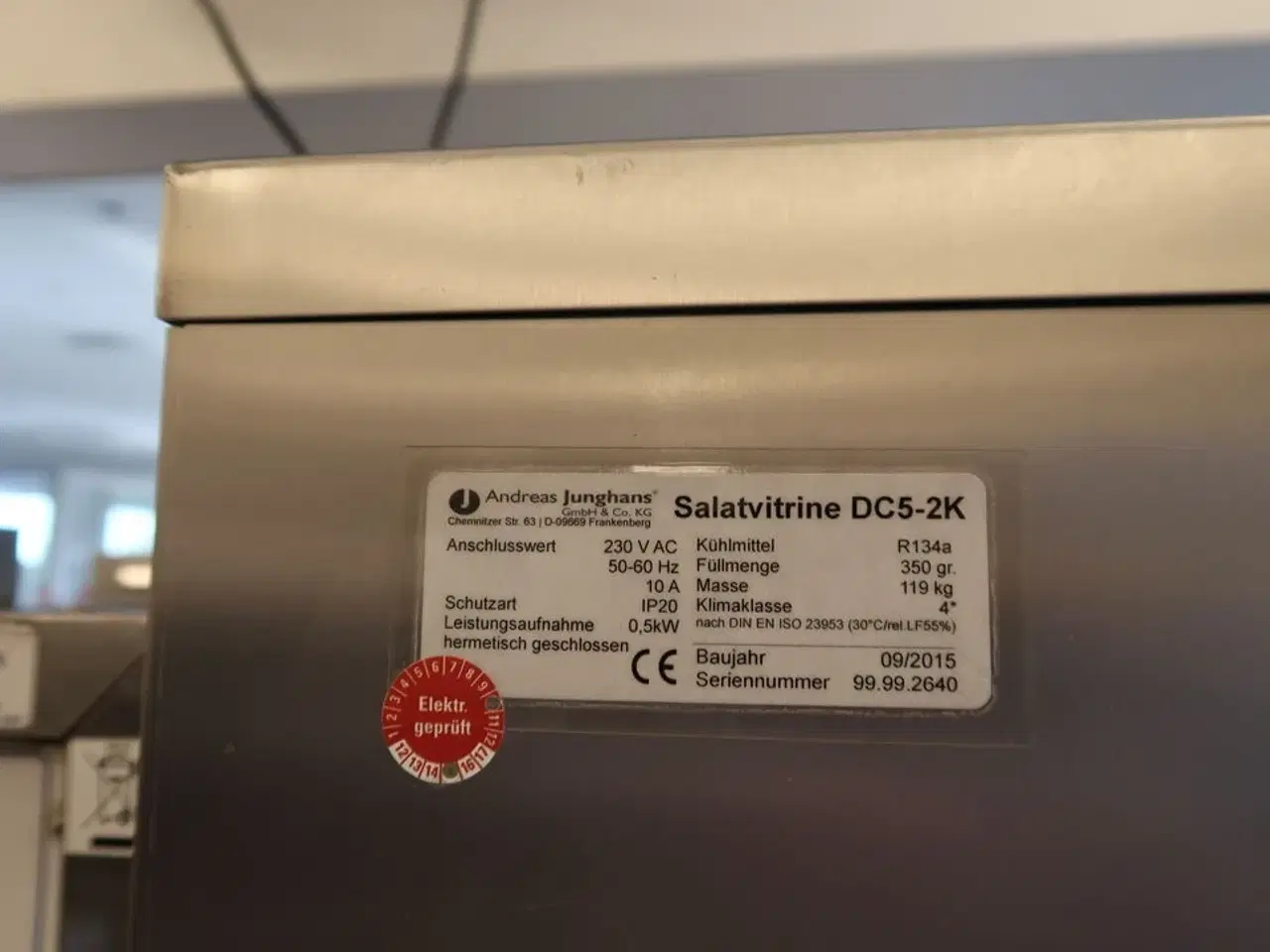 Billede 3 - Salatvitrine ANDREAS JUNGHANS DC5-2K