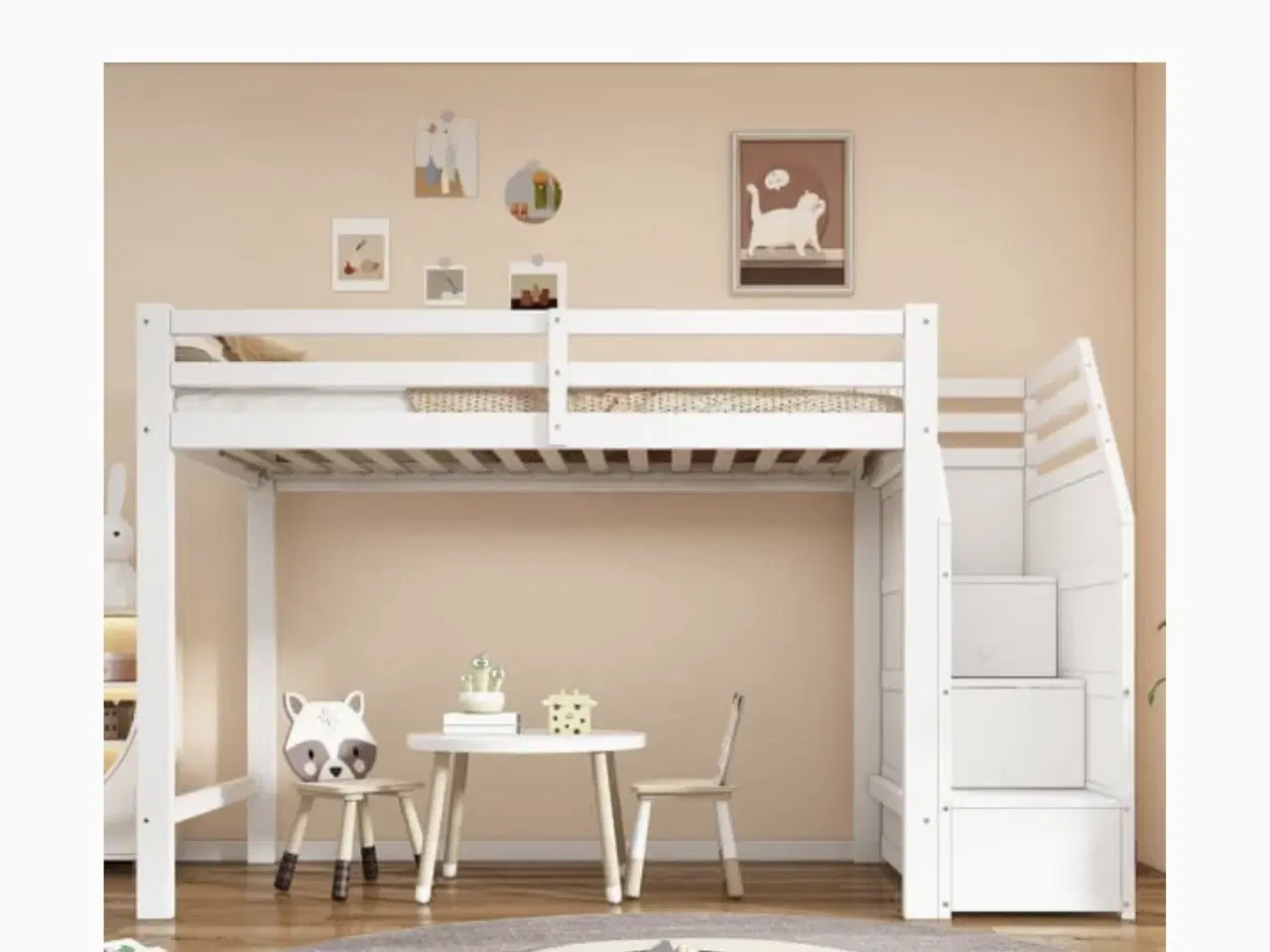 Billede 1 - Højseng med plads under