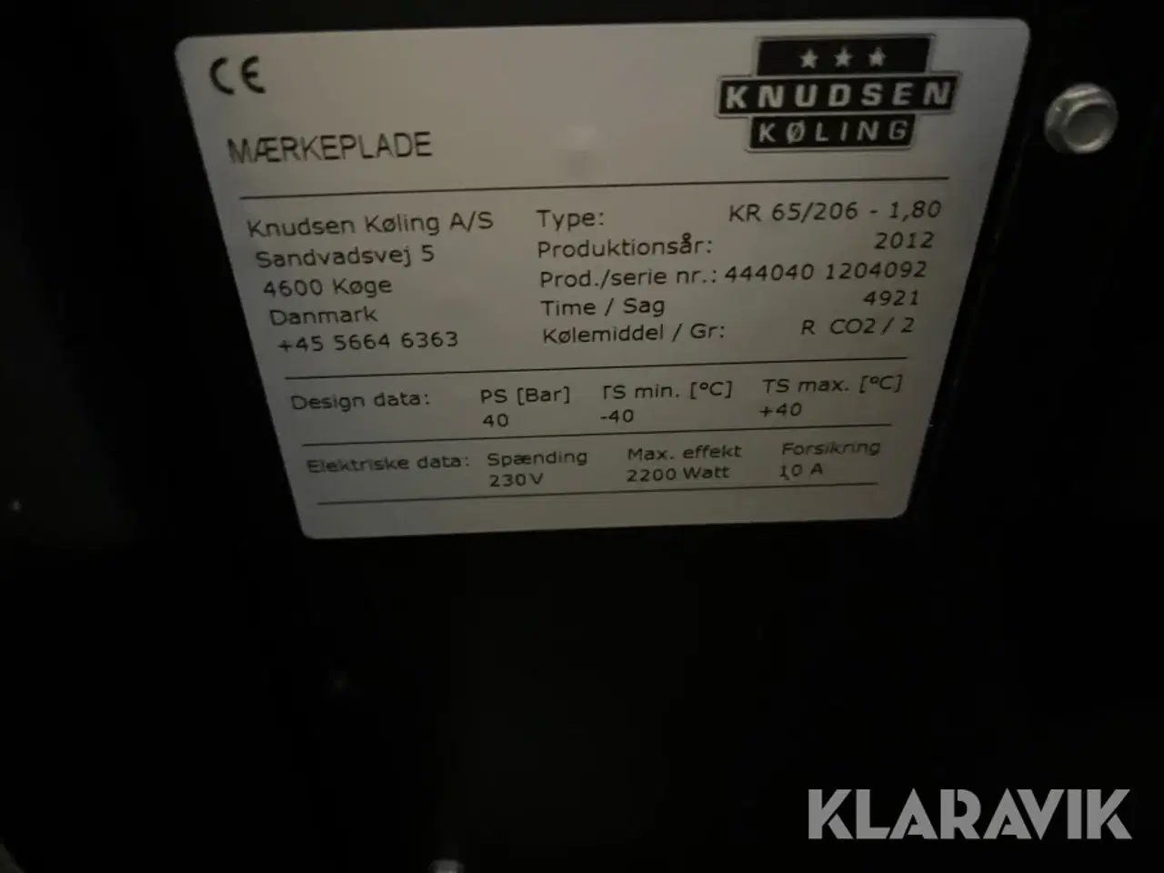 Billede 12 - Køledisplay Knudsen Køling KR65/206