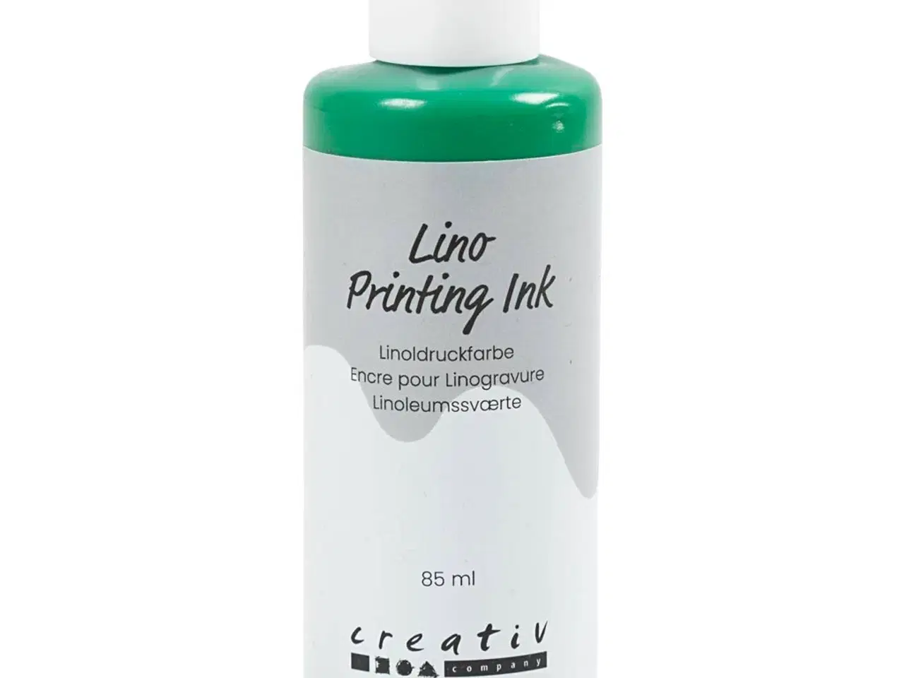 Billede 1 - Vandbaseret Linoleumssværte Grøn 85ml - Klar Kvalitet