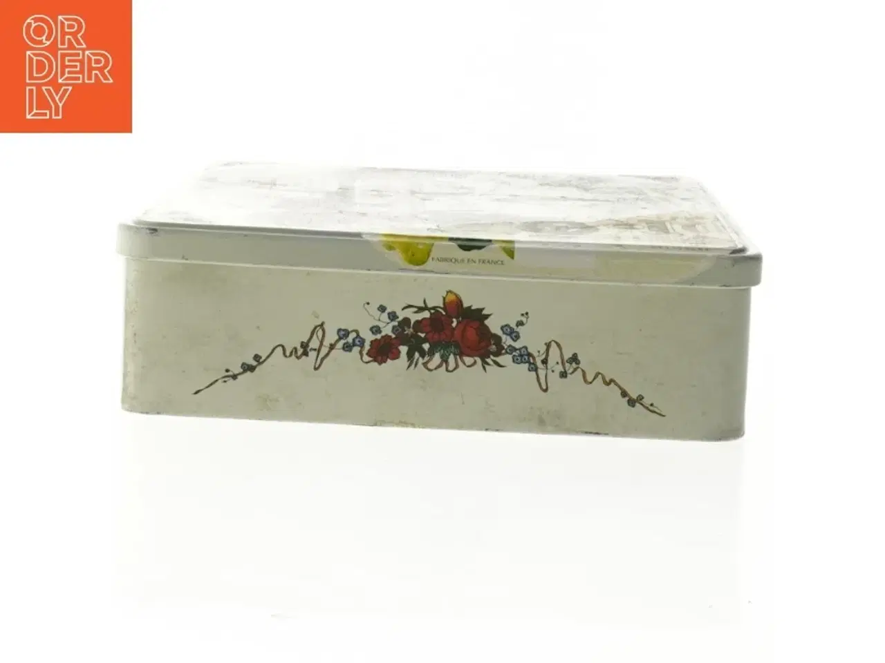 Billede 3 - Vintage småkage dåse fra Massilly (str. 23x21 cm)