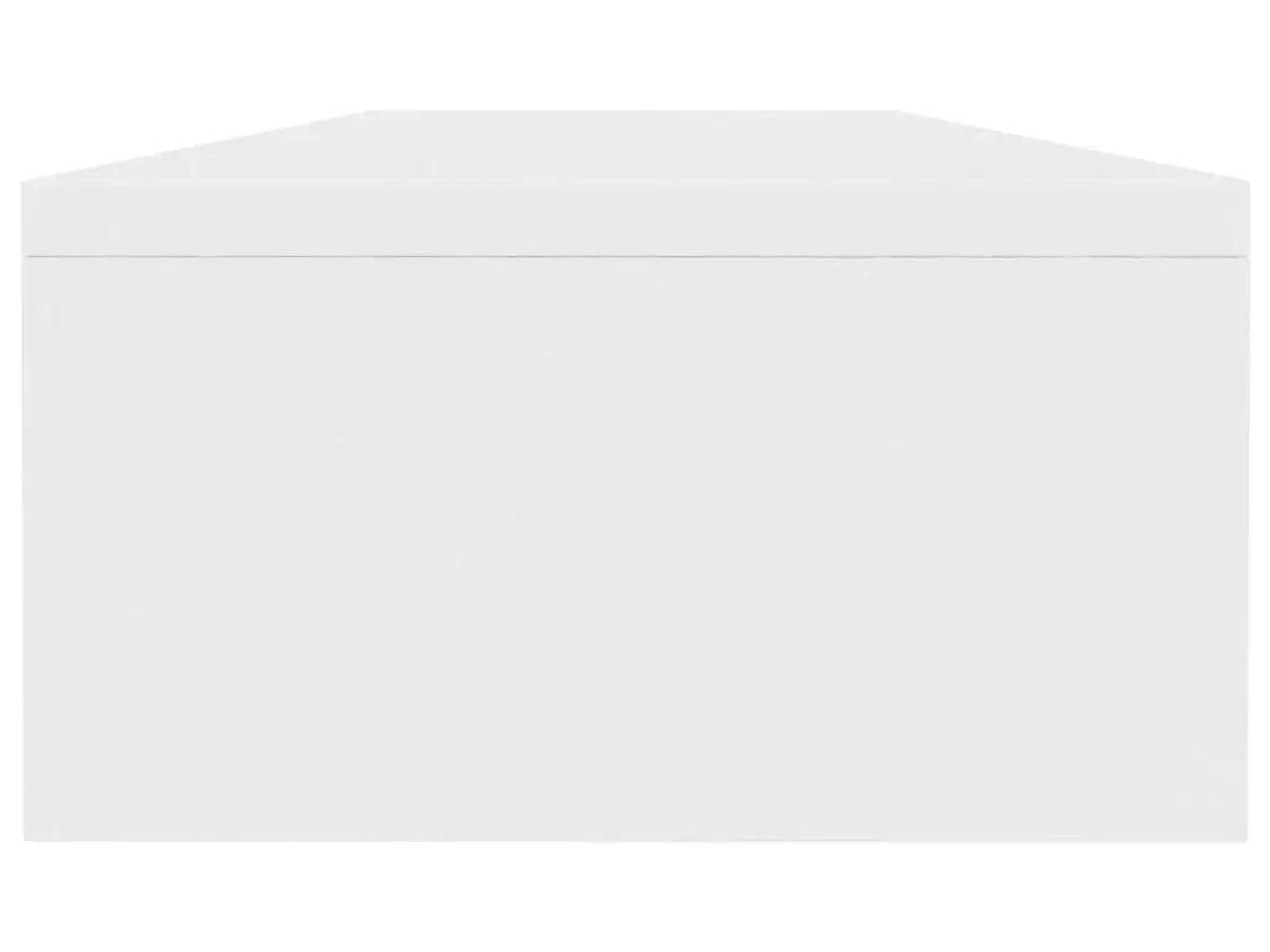 Billede 5 - Skærmstander 100x24x13 cm konstrueret træ hvid