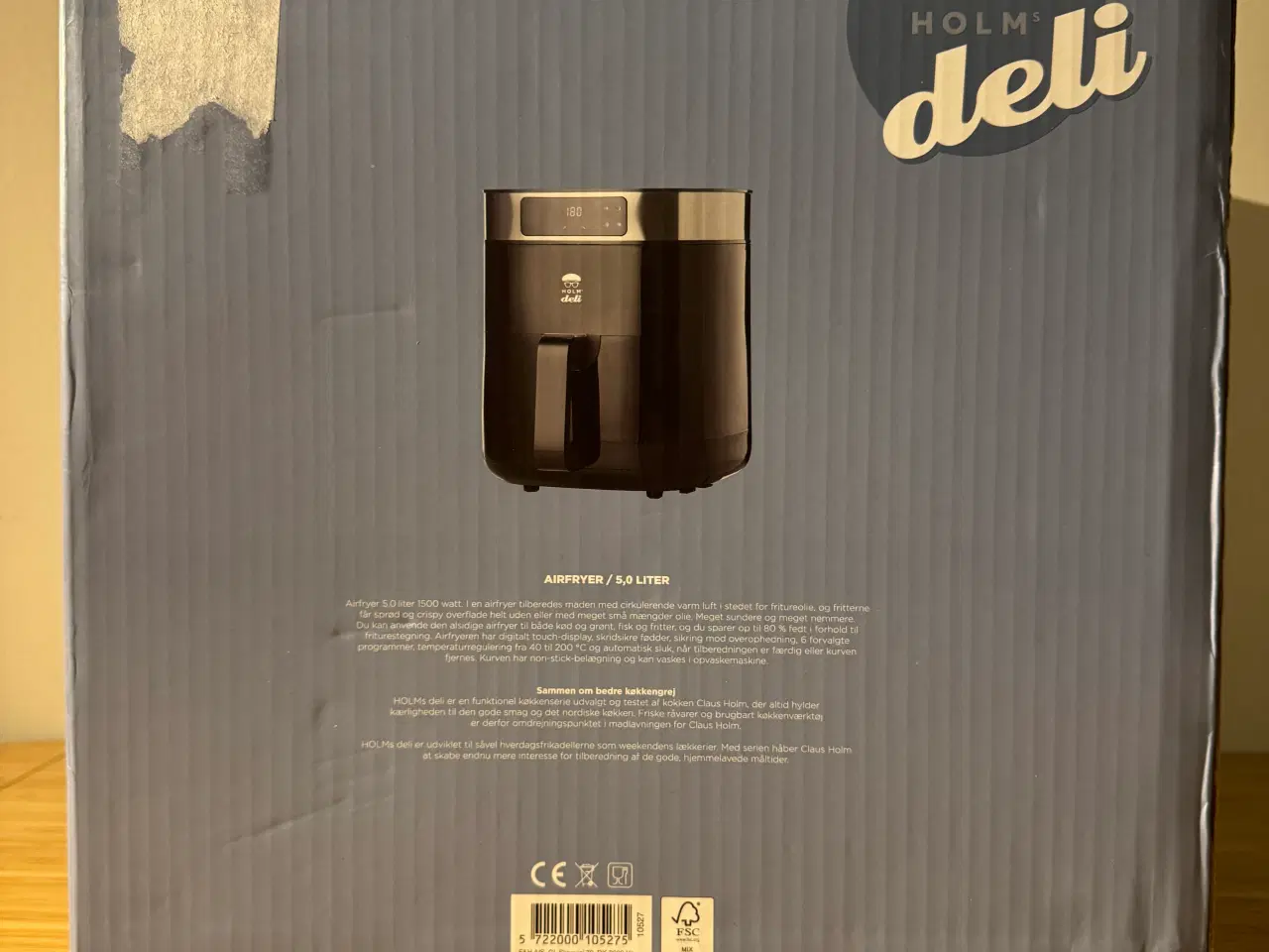 Billede 3 - HOLMs deli XL airfryer. 5 liter.