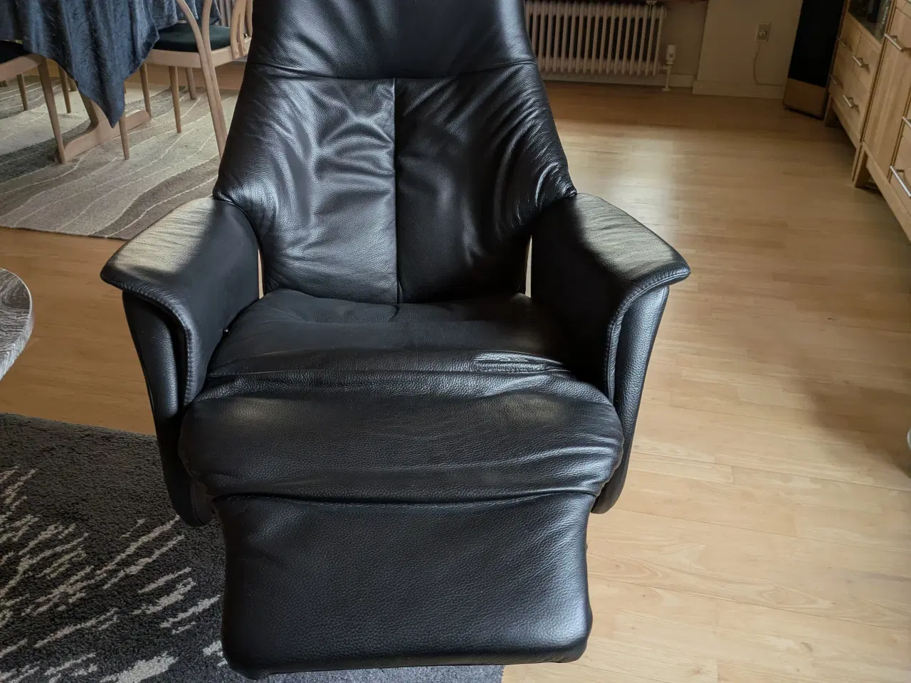 Billede 4 - Dreje/vippe, læder overalt