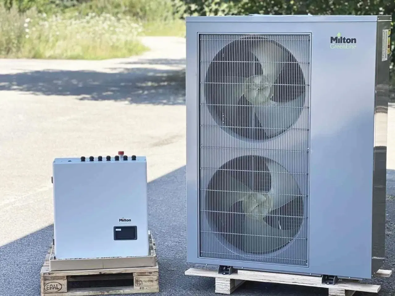 Billede 1 - Milton Greenline 15 KW Luft til vand varmepumpe + 