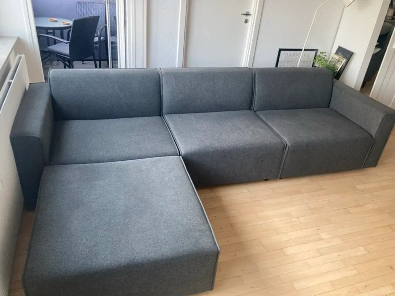 Billede 2 - Modulsofa med chaiselong – topstand 
