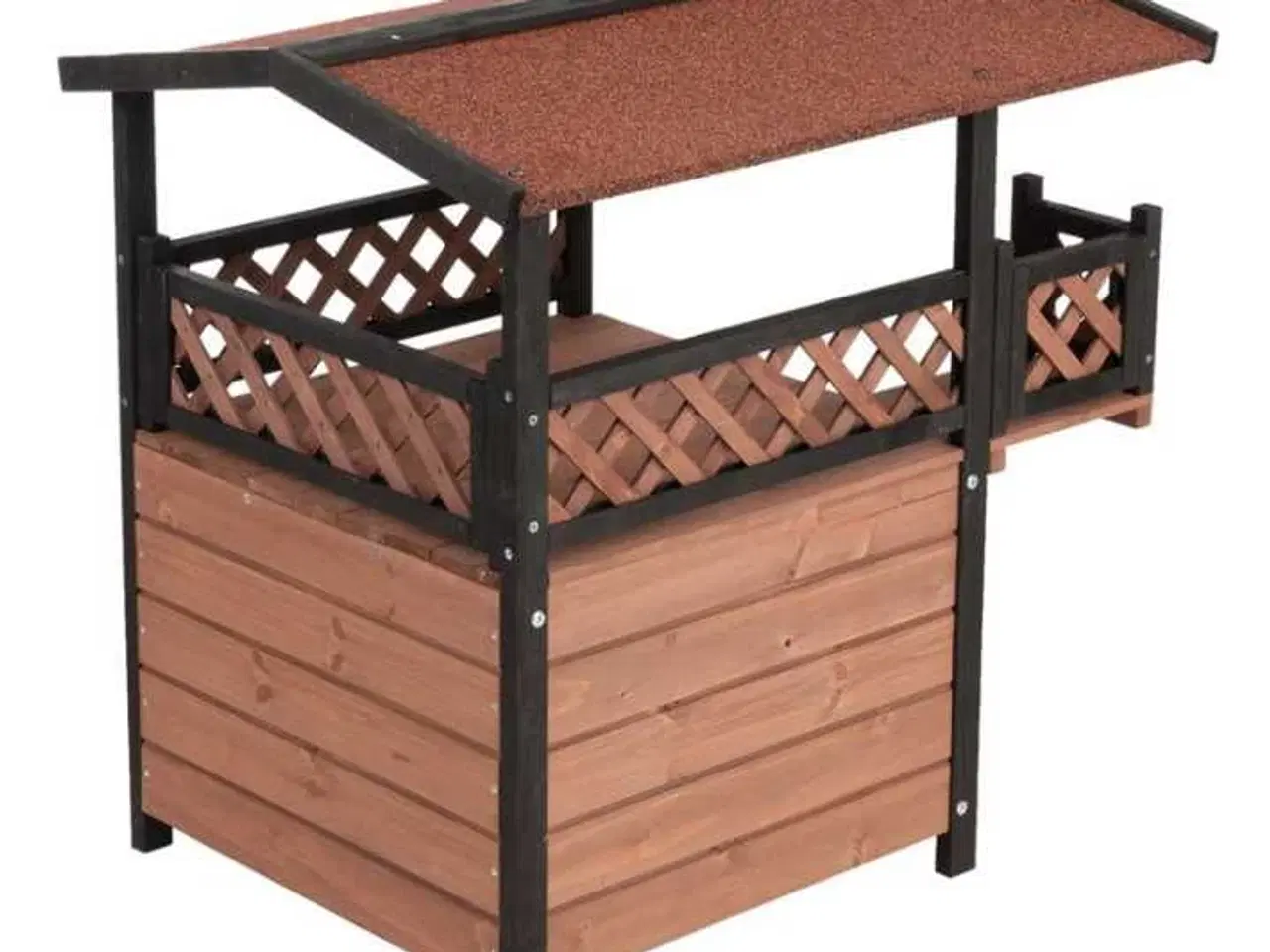 Billede 3 - Kattehus i træ 