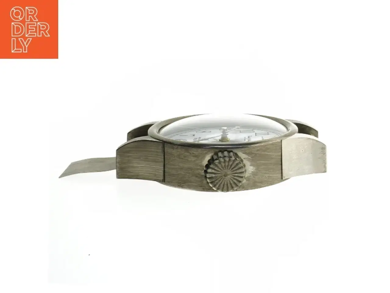 Billede 2 - Vægur / bordur med metalrem (ø: 27 cm)