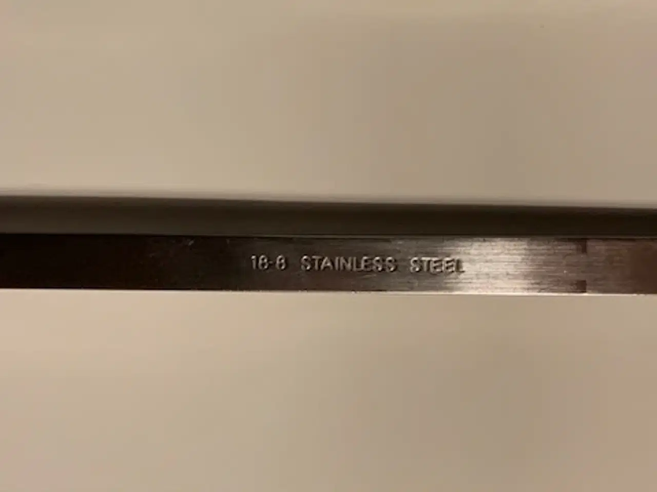 Billede 3 - 3 stk teskeer med langt håndtag rustfrit stål 18/8