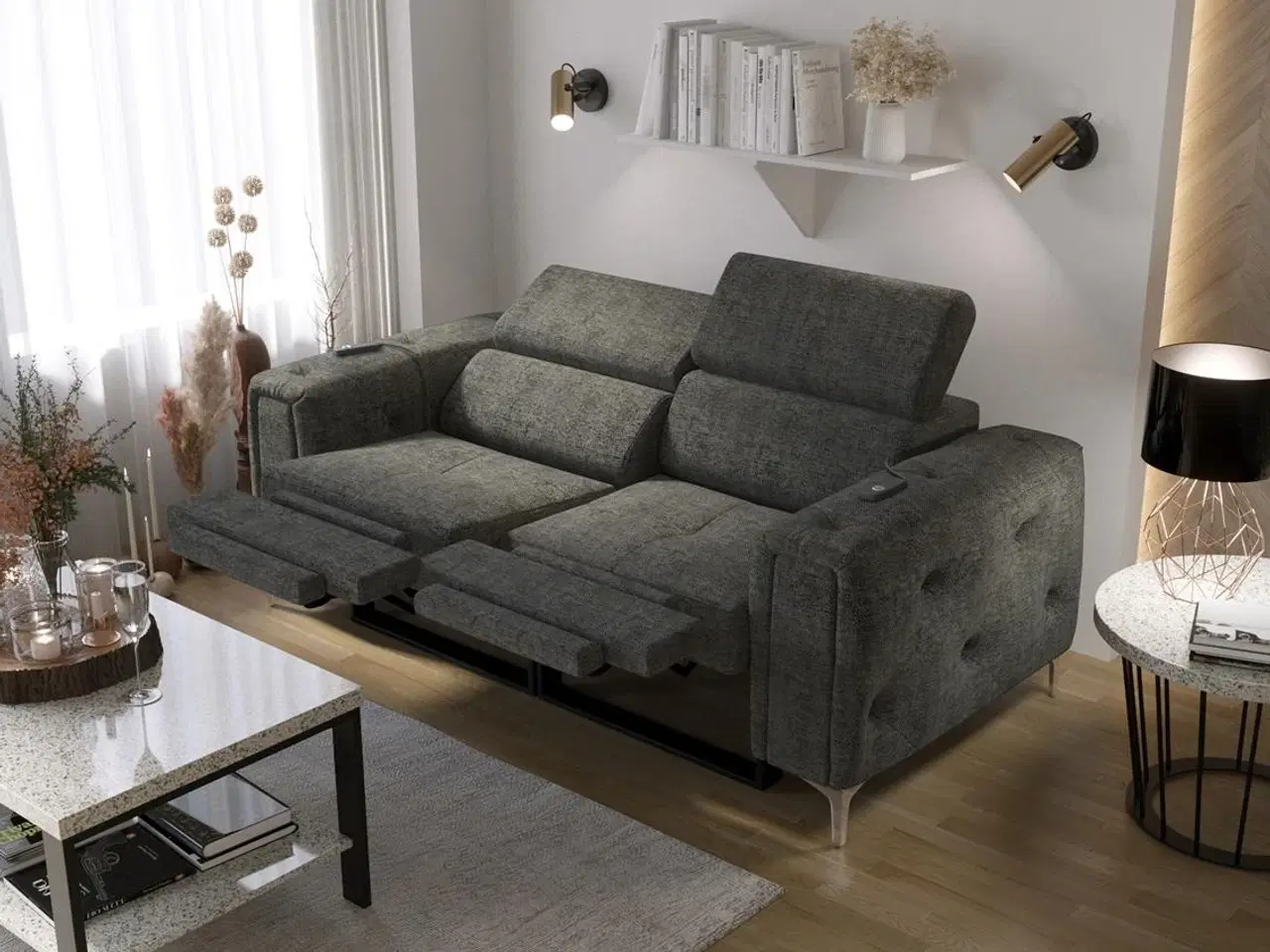 Billede 3 - ORIONIS II RELAX  TO-PERS. SOFA  190 CM U-24