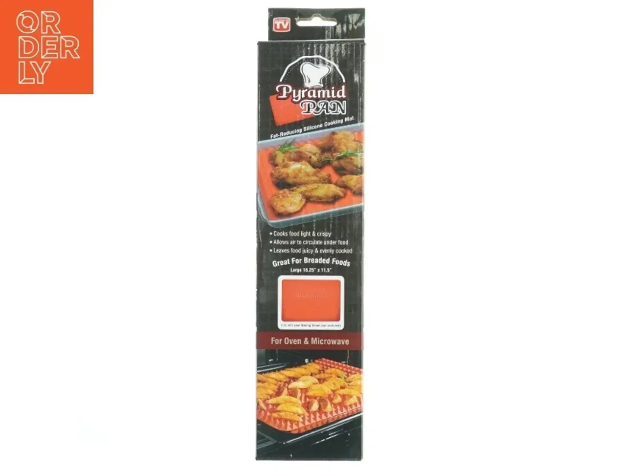 Billede 1 - Pyramid Pan fedtreducerende silikonemåtte fra Pyramid Pan (str. 41 x. 29 cm)