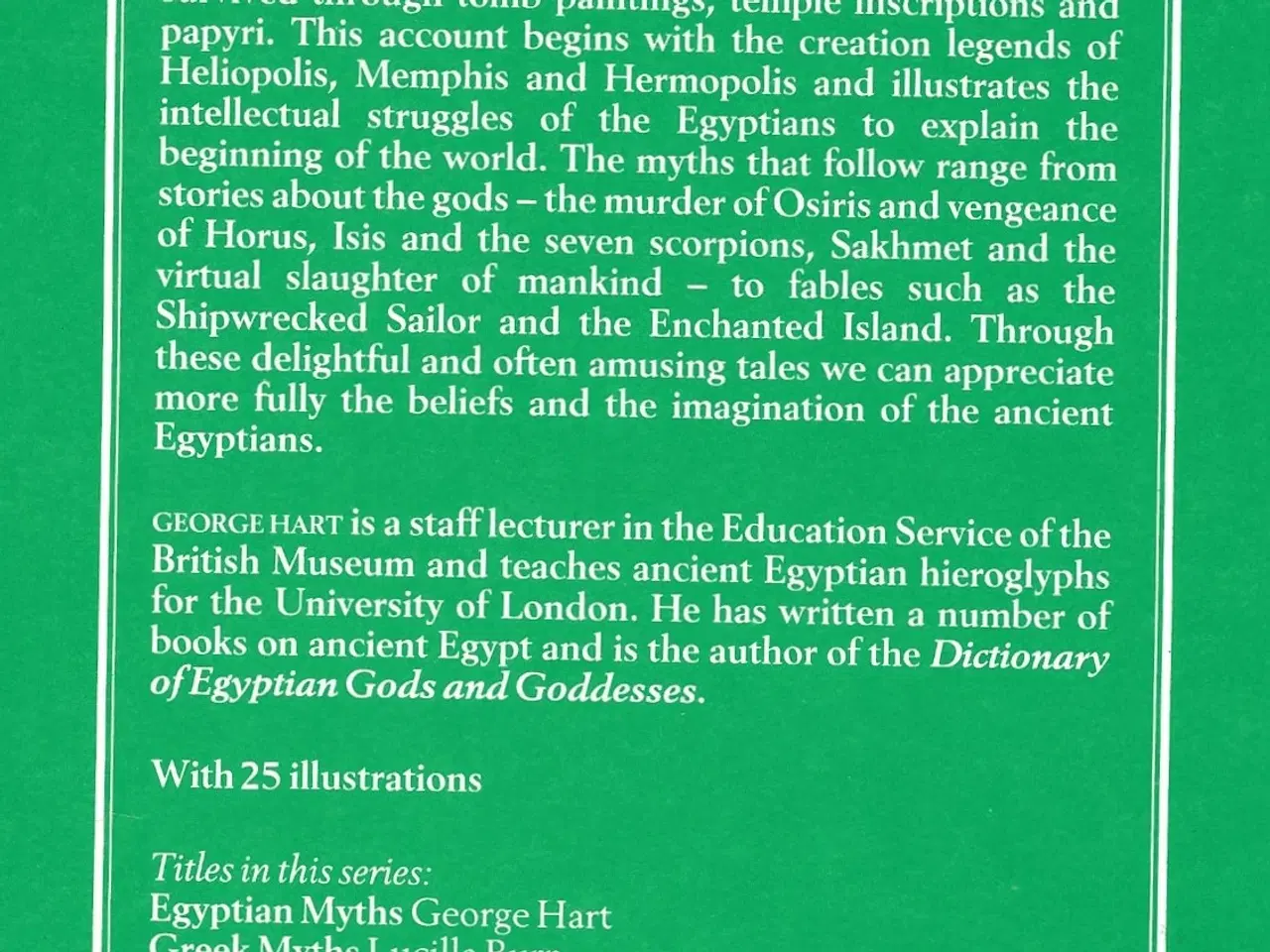 Billede 2 - Egyptian Myths by George Hart