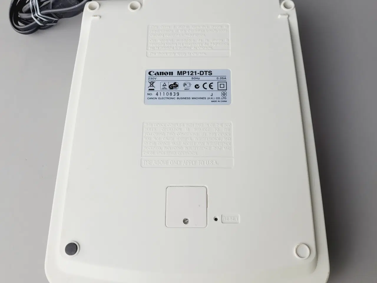 Billede 5 - ⭐️· Canon MP121-DTS Regnemaskine m. Printer