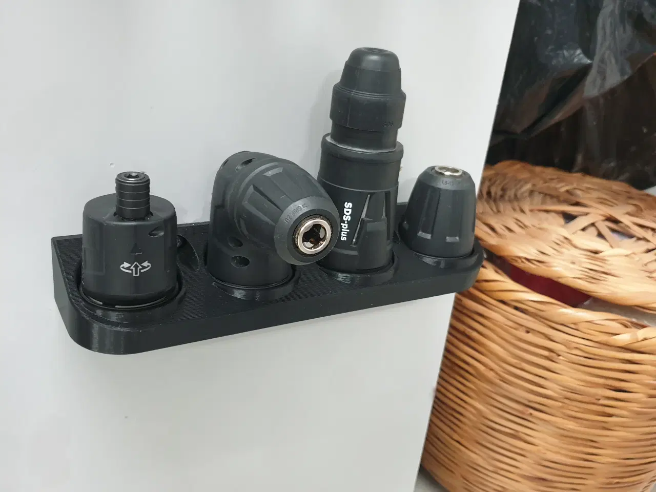 Billede 6 - Blå Bosch 18v Flexiclick – adapter holder