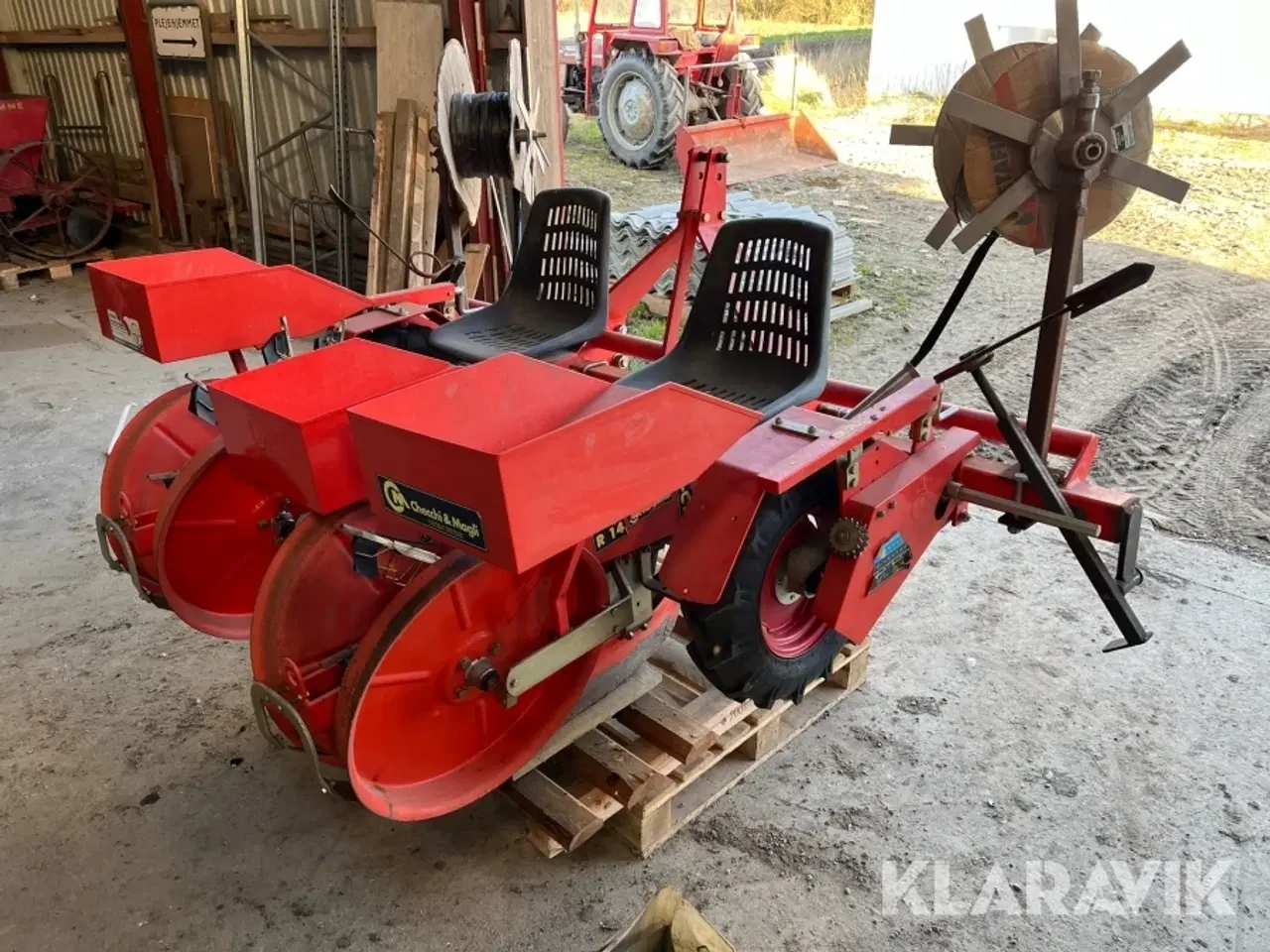 Billede 1 - Plantemaskine Checchi&Magli 2 rækker