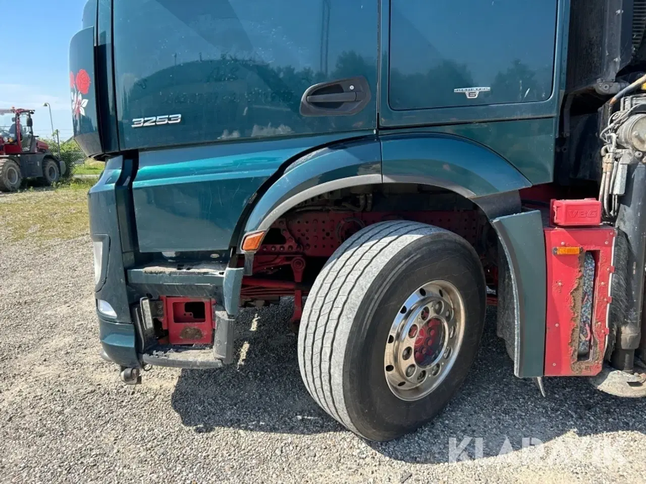 Billede 10 - Lastbil med wirehejs og kran Mercedes Arocs 8x4