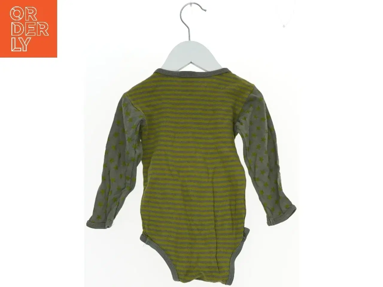 Billede 2 - Langærmet bodystocking med striber og stjerner fra Friends (str. 86)