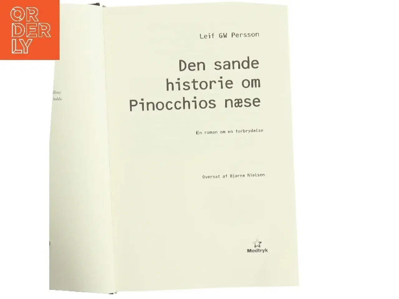 Billede 1 - Den sande historie om Pinocchios næse af Leif GW Persson (Bog)
