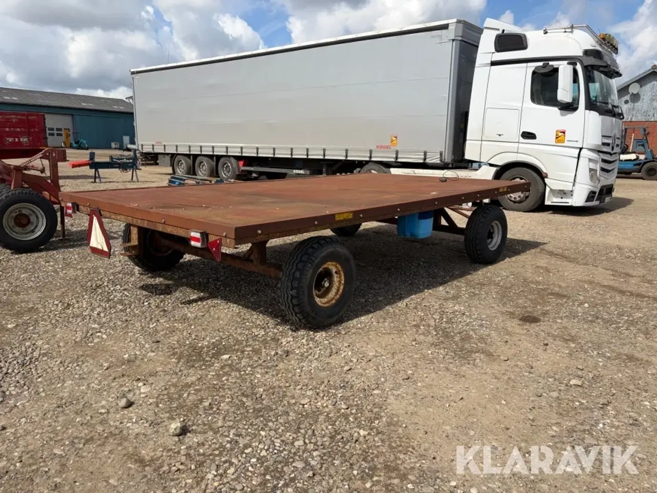 Billede 5 - Halmvogn med bremser