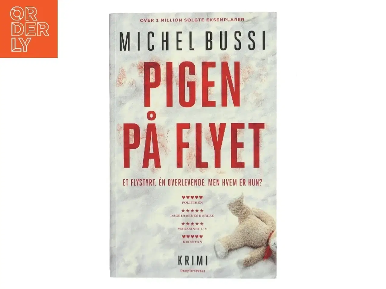 Billede 1 - Pigen på flyet af Michel Bussi (Bog)
