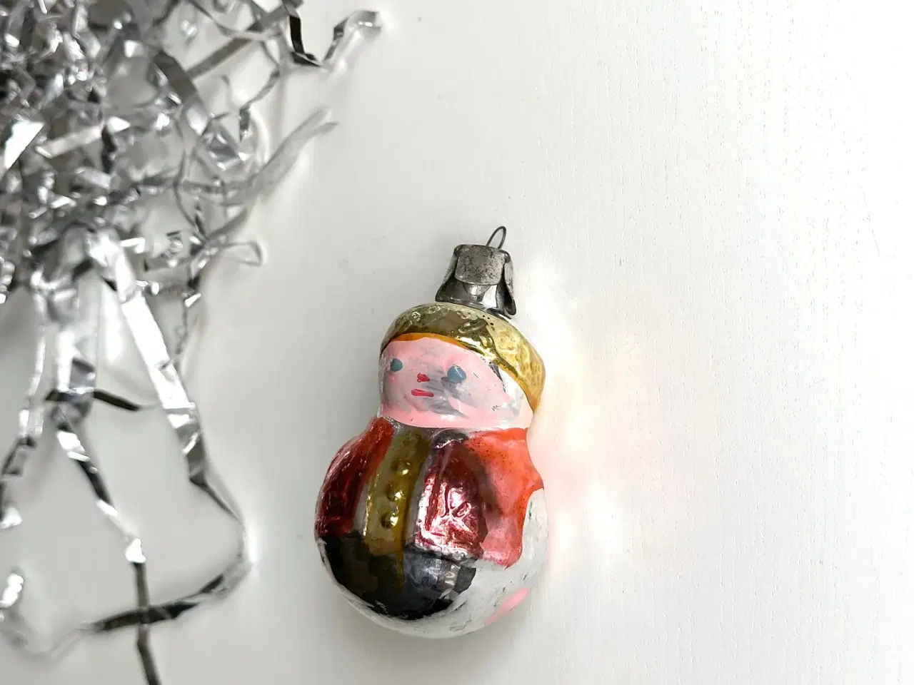 Billede 3 - Vintage juleornament, rund Snegurochka