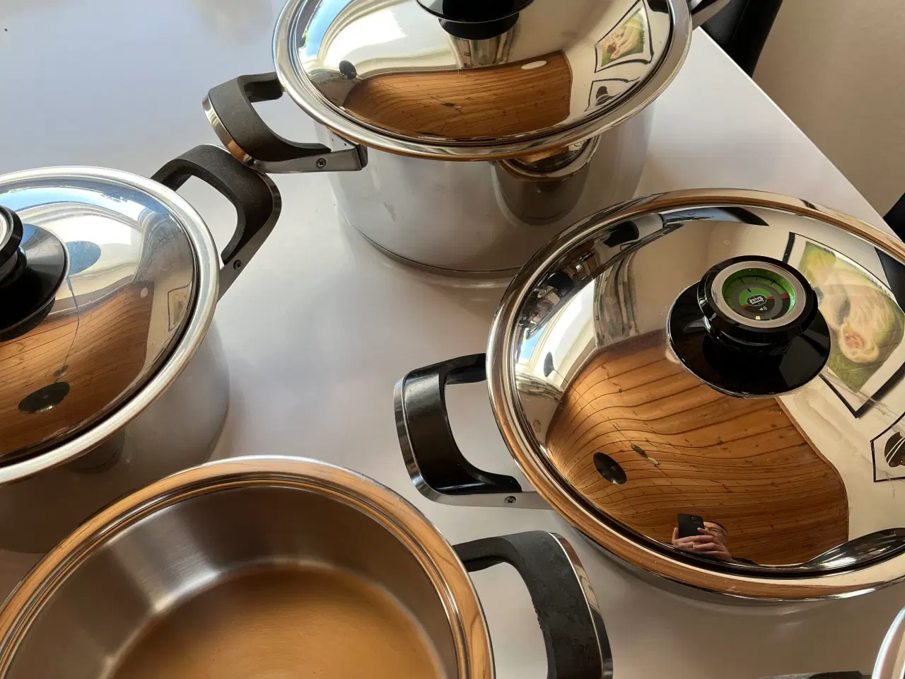 Billede 1 - AMC grydesæt med skåle alt i rustfrit stål