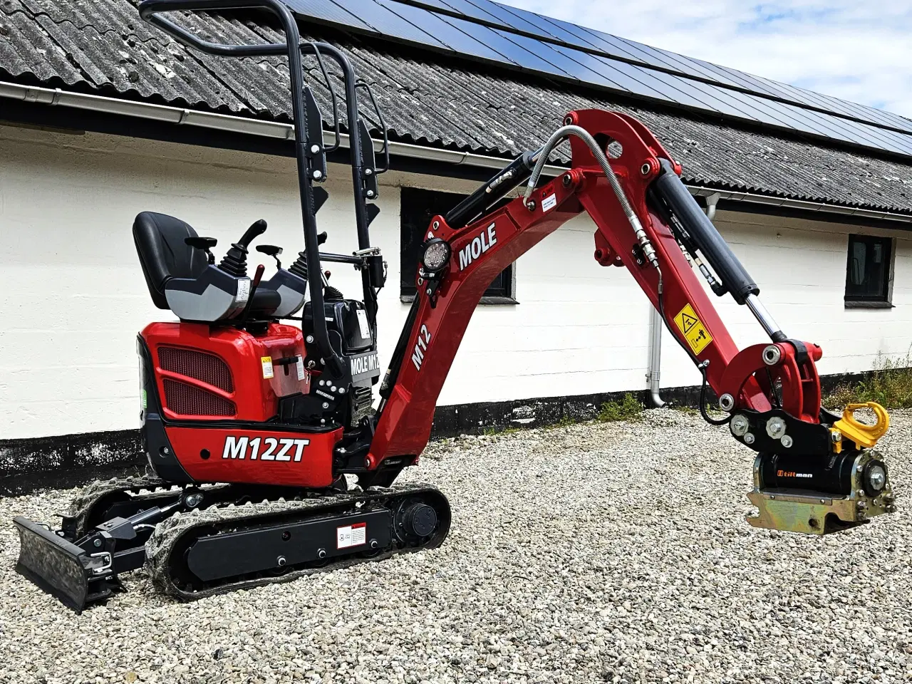Billede 7 - Mole M12ZT / Kubota motor / fabriksny med skovle