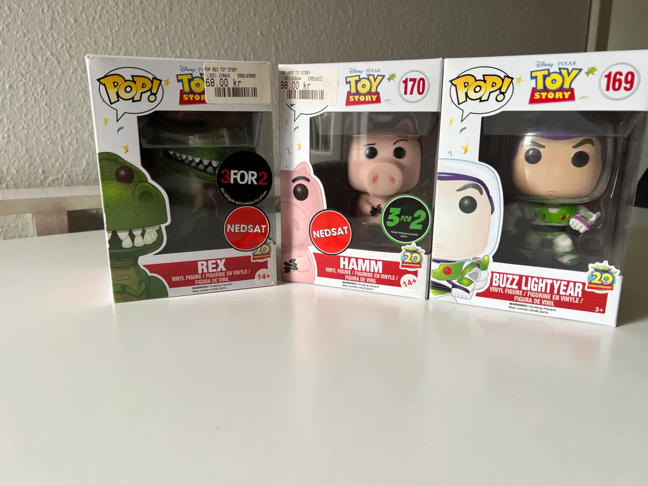 Billede 1 - Funko Pop! Rex #171 Hamm #170 Buzz Lightyear #169