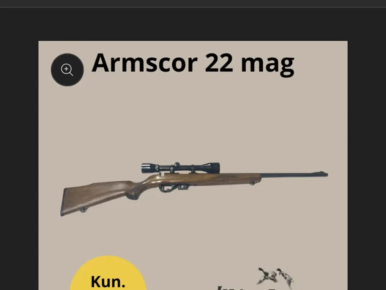 Billede 6 - Salonriffel 22MAG, ARMSCOR, MODEL 1500.