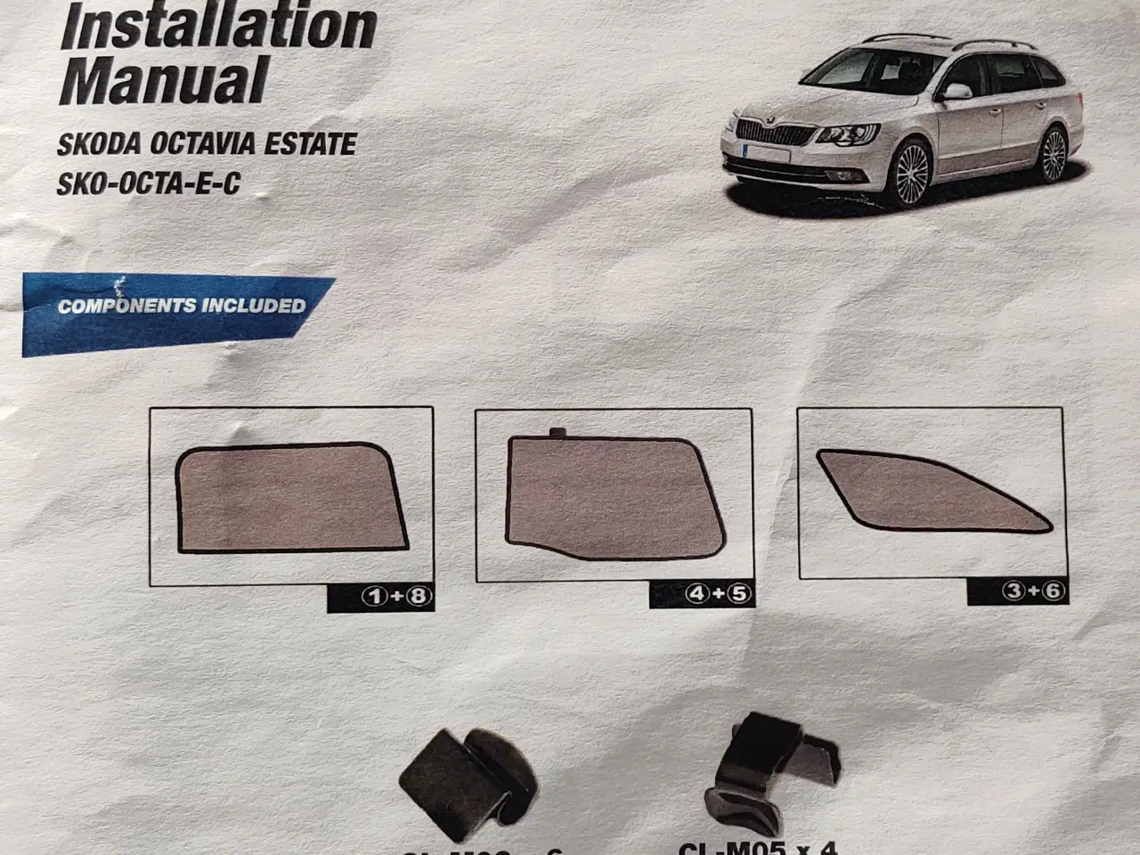 Billede 7 - Solskærm, Skoda Octavia, Solgardiner