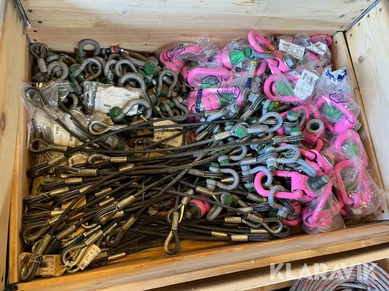 Billede 9 - Lot - wire, faldsikring og øvrigt 5 paller