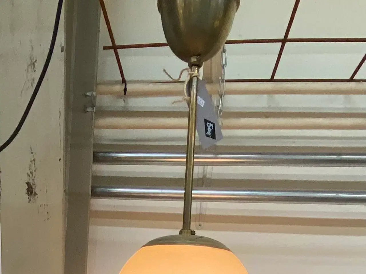 Billede 1 - Flot gammel loftlampe