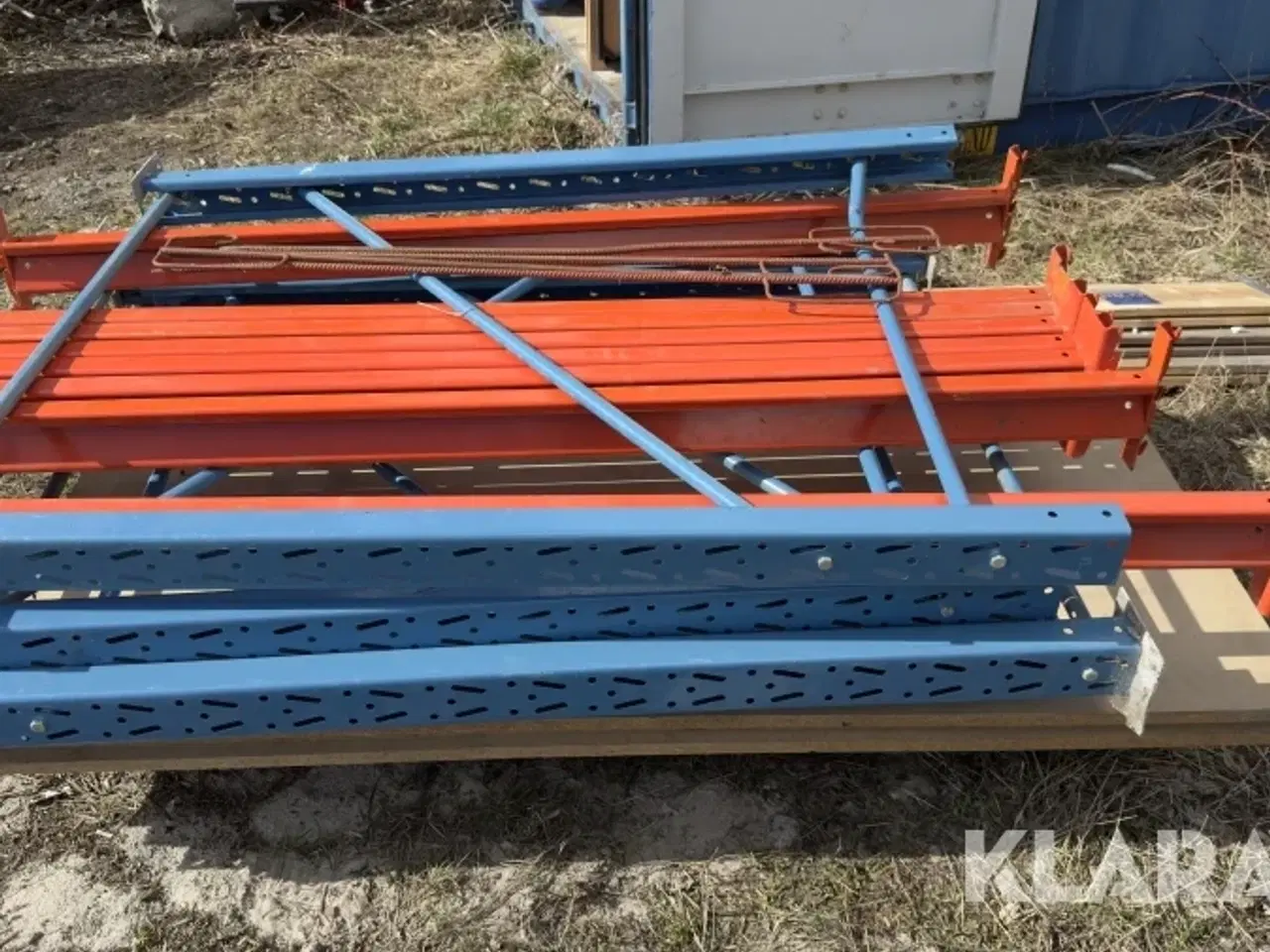 Billede 3 - Pallereol med plader 2 Fag