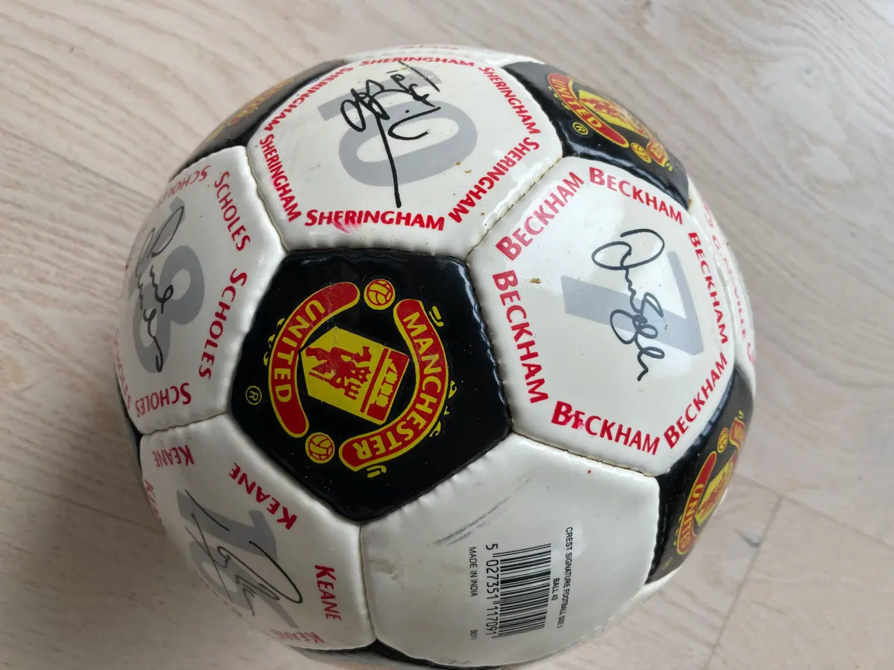Billede 5 - Manchester United fodbold 1998-1999 med autografer