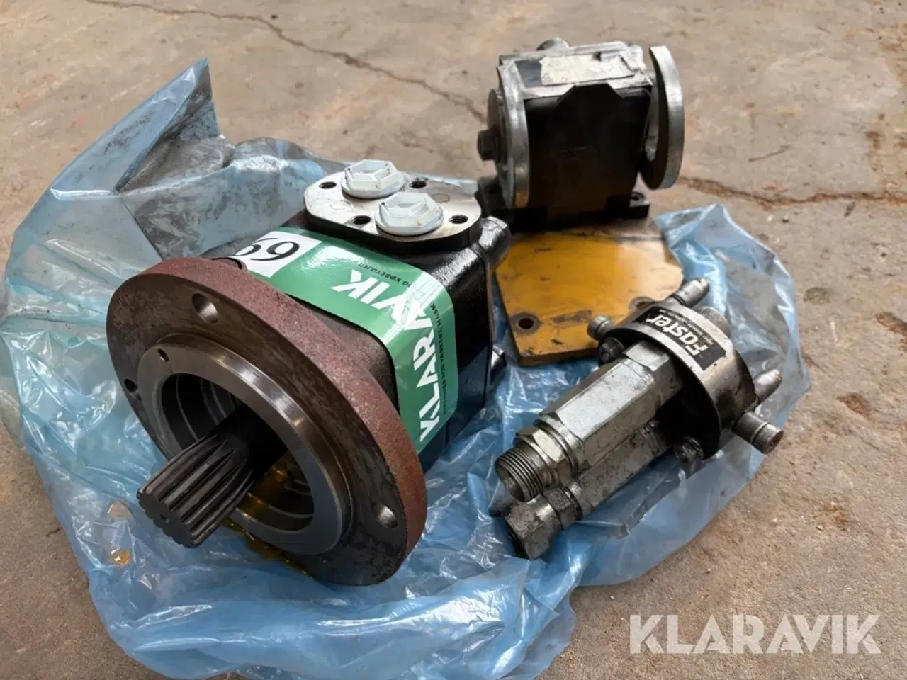 Billede 3 - Hydraulikolie motor og koblinger Danfoss Omts 315