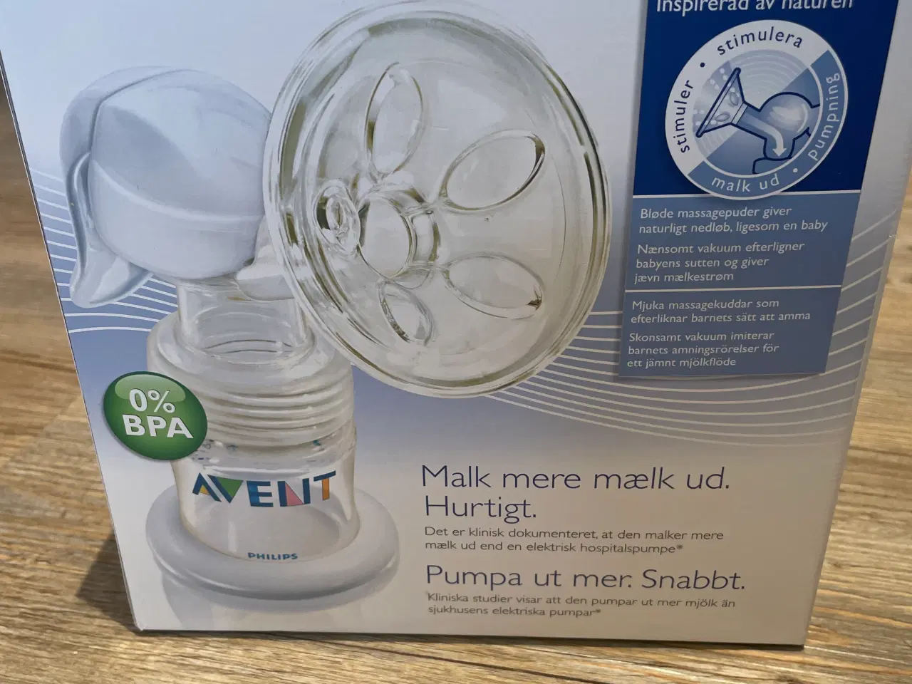 Billede 2 - Philips Avent manuel pumpe m/flasker