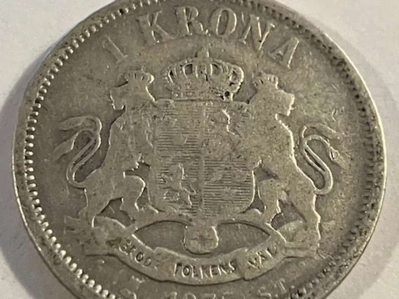 Billede 1 - 1 Krona 1875 Sverige