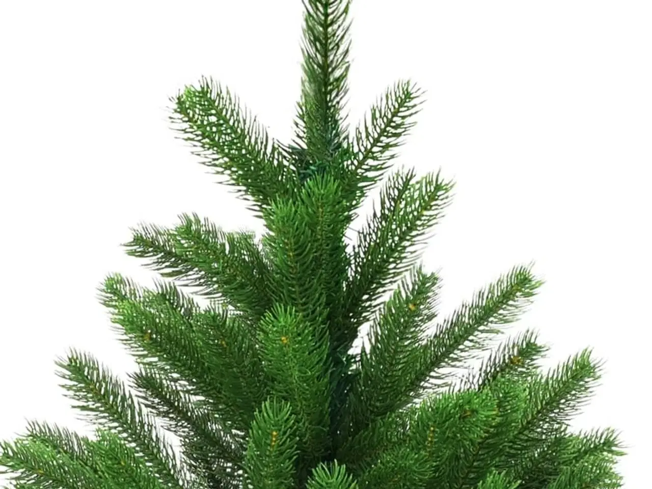 Billede 3 - Kunstigt juletræ med naturtro nåle 120 cm grøn