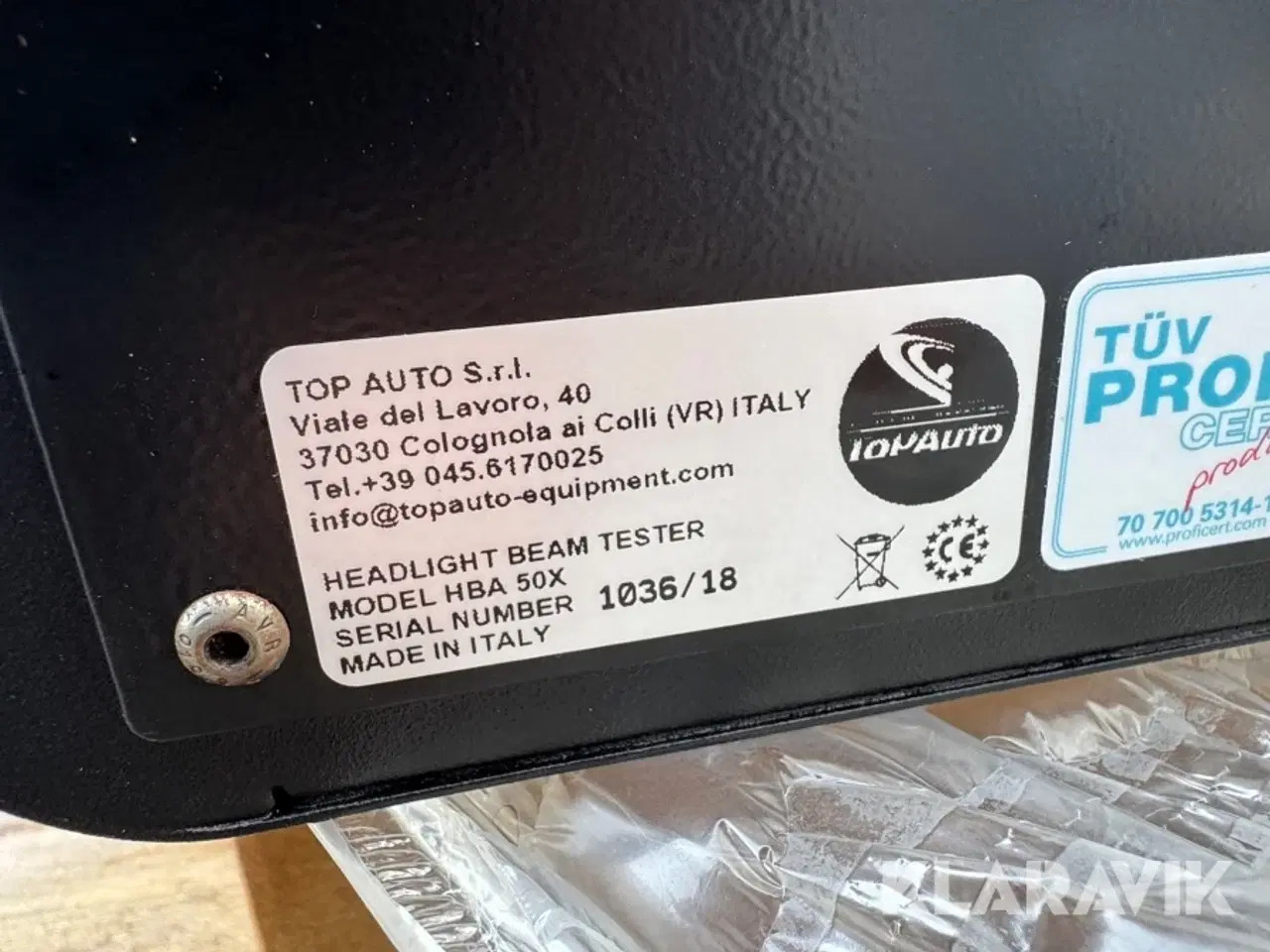 Billede 6 - Forlygtejusteringsapparat TopAuto HBA 50