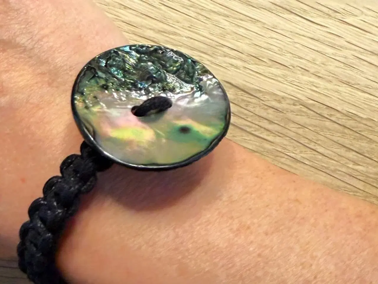 Billede 2 - Armbånd med Nordlys - Håndlavet unika