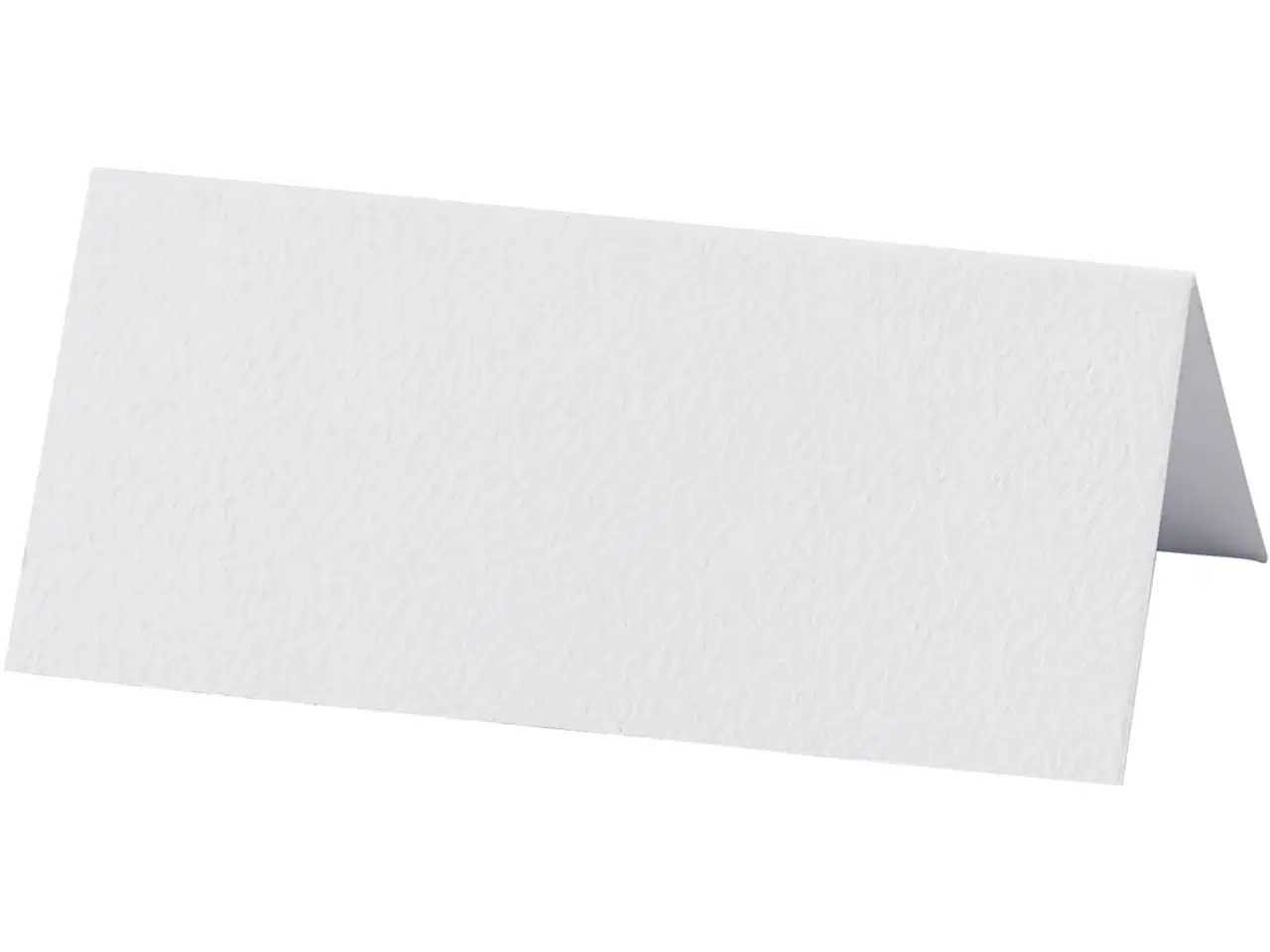Billede 1 - Bordkort, str. 9x4 cm, 220 g, hvid, 20stk./ 1 pk.