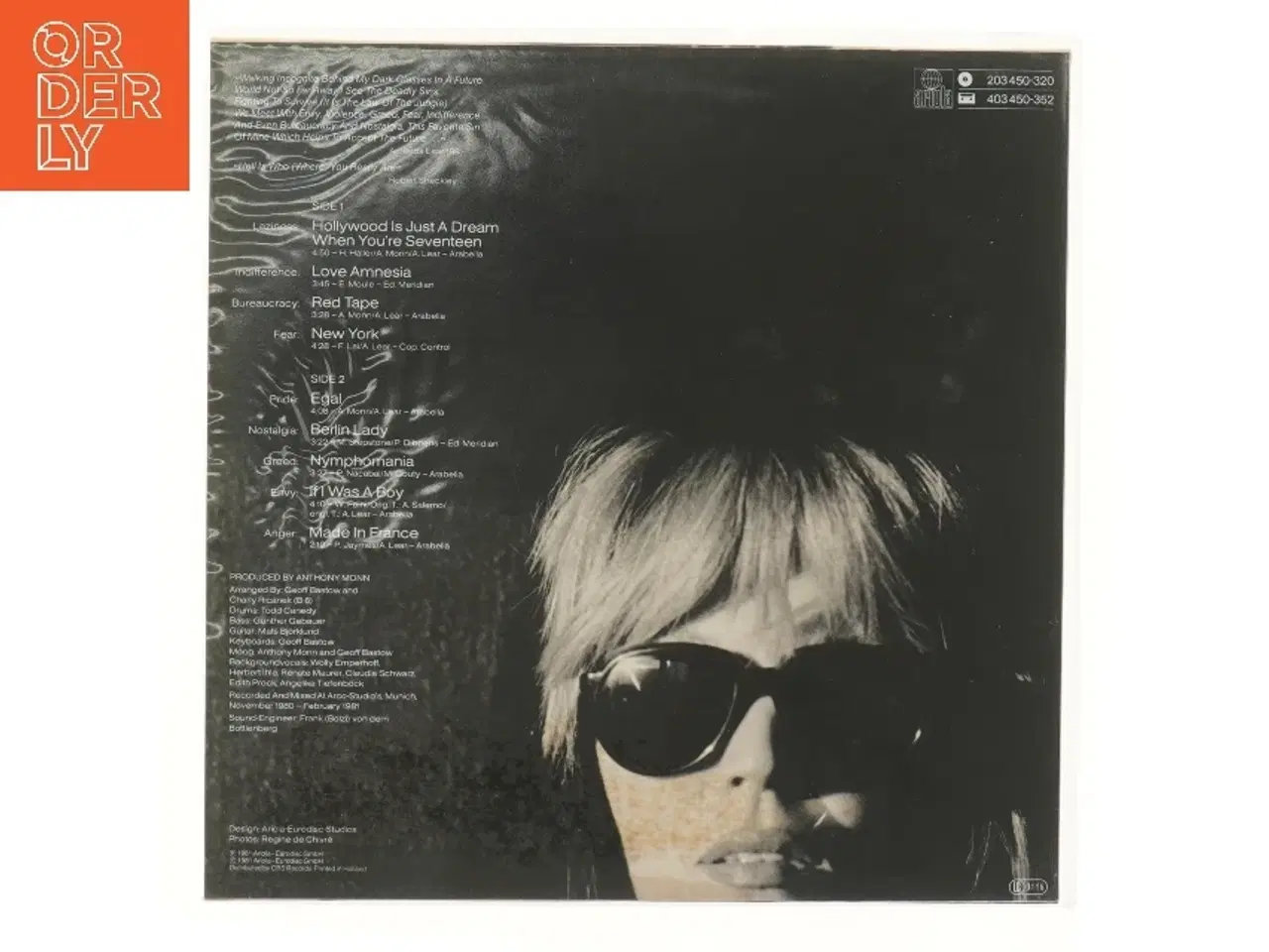 Billede 3 - Amanda Lear - Incognito LP